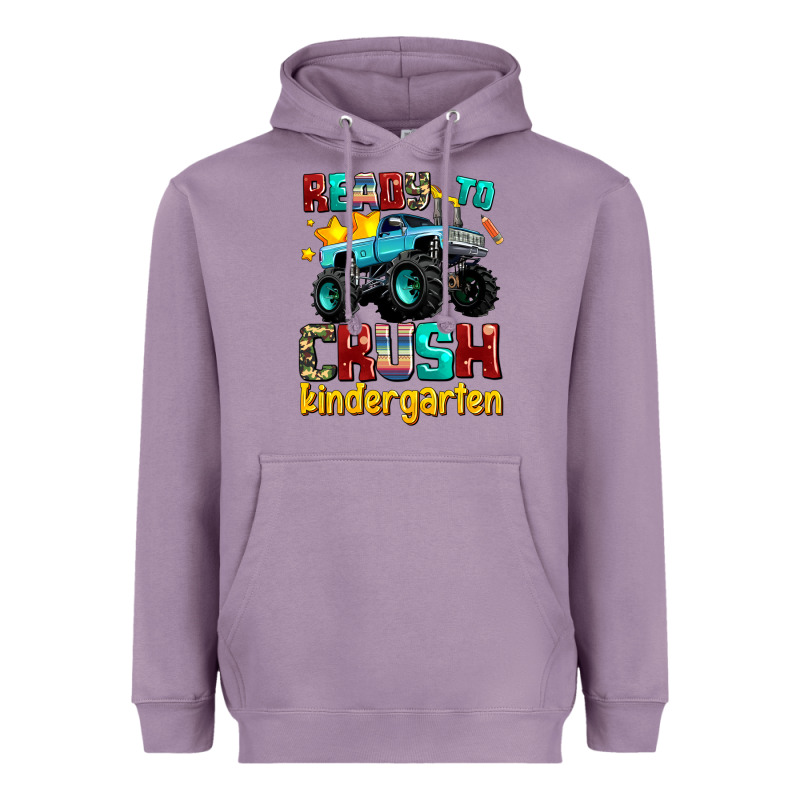 Ready To School Crush Kindergarten Heavyweight Hoodie by AdoDesignShop | Teevron