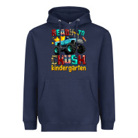 Navy ready to school crush kindergarten Heavyweight Hoodie - AdoDesignShop