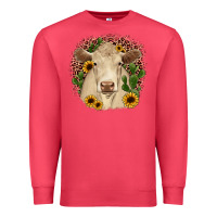 Cardinal charolais leopard cactus sunflower Premium Sweatshirt - JahusDesignShop