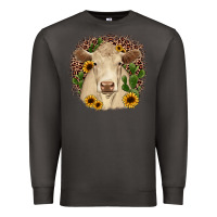 Smoke charolais leopard cactus sunflower Premium Sweatshirt - JahusDesignShop