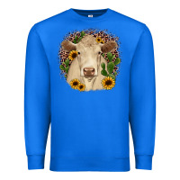 True Royal charolais leopard cactus sunflower Premium Sweatshirt - JahusDesignShop