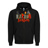 Black racing season Zipper Hoodie - Zillion Design Studio