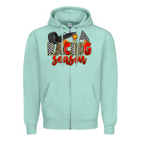 Seafoam racing season Zipper Hoodie - Zillion Design Studio