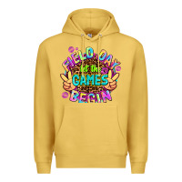 Antique Gold field day let the games begin Premium Hoodie - AdoDesignShop