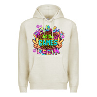 Oatmeal Heather field day let the games begin Premium Hoodie - AdoDesignShop