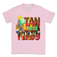 Bubblegum Pink tan and tipsy Classic Tee - texasbilliewilder