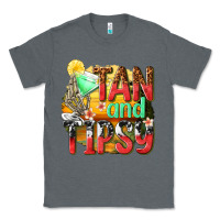 Charcoal Heather tan and tipsy Classic Tee - texasbilliewilder