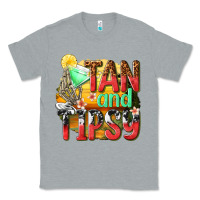 Heather Grey tan and tipsy Classic Tee - texasbilliewilder