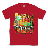 Red tan and tipsy Classic Tee - texasbilliewilder