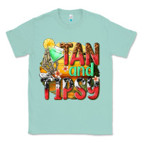 Seafoam tan and tipsy Classic Tee - texasbilliewilder