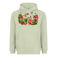 Matcha watermelon coffee cups Heavyweight Hoodie - AdoDesignShop