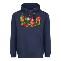 Navy watermelon coffee cups Heavyweight Hoodie - AdoDesignShop