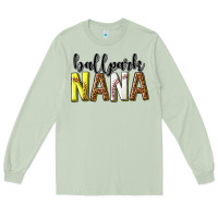 Matcha ballpark nana with leopard Long Sleeve Tee - texasbilliewilder