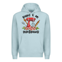 Blue Mist baking is my superpower malia Premium Hoodie - MaliasSmallBusiness