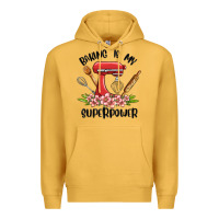 Mustard baking is my superpower malia Premium Hoodie - MaliasSmallBusiness