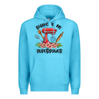 Ocean Blue baking is my superpower malia Premium Hoodie - MaliasSmallBusiness