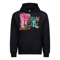 Black western cowgirl Urban Hoodie - NancyCooperArtShop