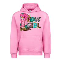 Fuchsia Pink western cowgirl Urban Hoodie - NancyCooperArtShop