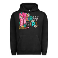 Pigment Black western cowgirl Urban Hoodie - NancyCooperArtShop