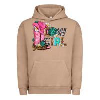 Pigment Burro western cowgirl Urban Hoodie - NancyCooperArtShop