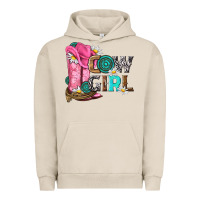 Pigment French Oak western cowgirl Urban Hoodie - NancyCooperArtShop