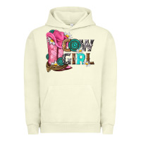 Pigment Pistachio western cowgirl Urban Hoodie - NancyCooperArtShop