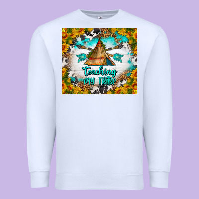 Teaching My Tribe Tumbler Premium Sweatshirt Designed By Bundleandbundleshop