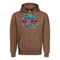 Chestnut race wife Zipper Hoodie - Zillion Design Studio
