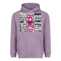 Lavender breast cancer nobody fights alone Heavyweight Hoodie - JahusDesignShop
