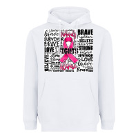 White breast cancer nobody fights alone Heavyweight Hoodie - JahusDesignShop