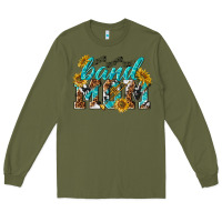Army Green band mom Long Sleeve Tee - texasbilliewilder