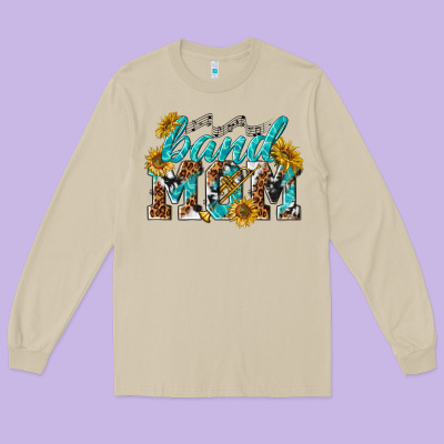 Long Sleeve Tee band mom