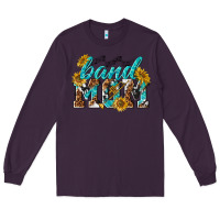 Plum band mom Long Sleeve Tee - texasbilliewilder