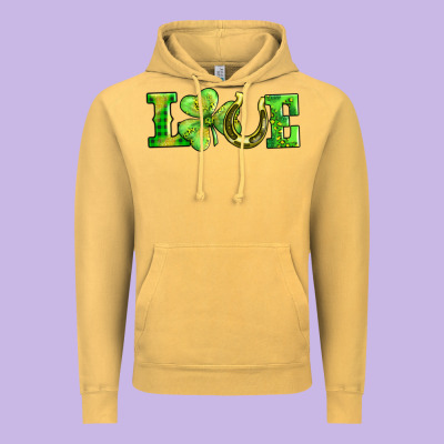 Love With Horseshoe Vintage Hoodie Designed By Adodesignshop