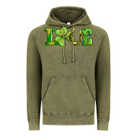 Vintage Olive love with horseshoe Vintage Hoodie - AdoDesignShop