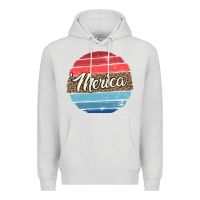 Dove Grey leopard merica Premium Hoodie - MaliasSmallBusiness