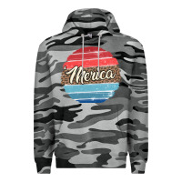Slate Camo leopard merica Premium Hoodie - MaliasSmallBusiness