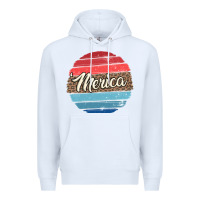 White leopard merica Premium Hoodie - MaliasSmallBusiness