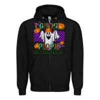 Black I Ghost People All Year Round Zipper Hoodie - texasbilliewilder