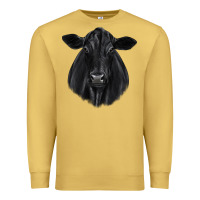 Antique Gold black angus Premium Sweatshirt - JahusDesignShop
