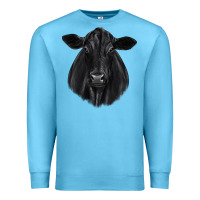 Ocean Blue black angus Premium Sweatshirt - JahusDesignShop