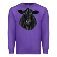 Purple black angus Premium Sweatshirt - JahusDesignShop