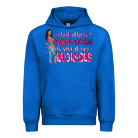 Cobalt what other think of me is none of my business Urban Hoodie - NancyCooperArtShop