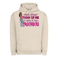 Pigment French Oak what other think of me is none of my business Urban Hoodie - NancyCooperArtShop