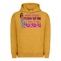 Pigment Peanut Butter what other think of me is none of my business Urban Hoodie - NancyCooperArtShop