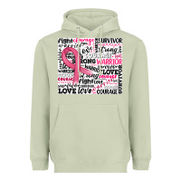 Matcha breast cancer ribbon Heavyweight Hoodie - JahusDesignShop