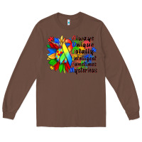 Chestnut always unique totally intelligent sometimes myster Long Sleeve Tee - Zillion Design Studio