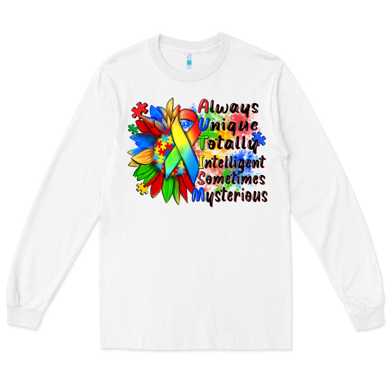 Always Unique Totally Intelligent Sometimes Myster Long Sleeve Tee by Zillion Design Studio | Teevron