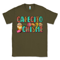 Army Green cafecito y chisme Classic Tee - Zillion Design Studio