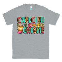 Heather Grey cafecito y chisme Classic Tee - Zillion Design Studio